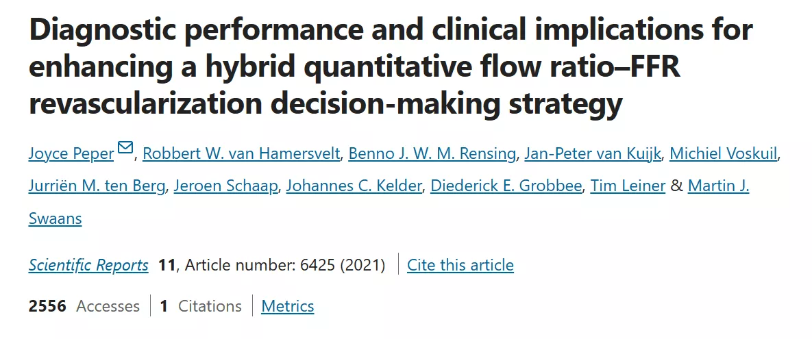 Diagnostic performance and clinical implications for enhancing a hybrid quantitative flow ratio–FFR revascularization decision-making strategy