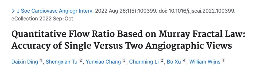 Quantitative Flow Ratio Based on Murray Fractal Law: Accuracy of Single Versus Two Angiographic Views